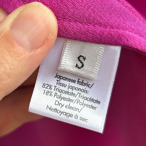 Co collection pink ruffle collar blouse, size Sm - Picture 8 of 8